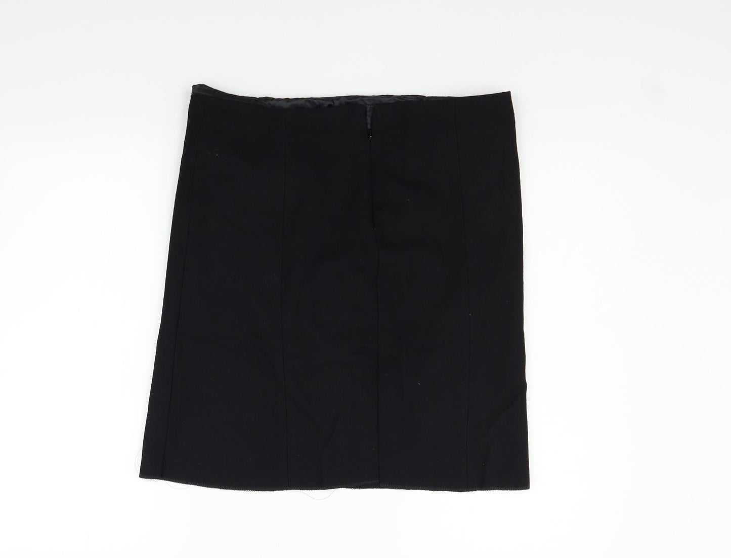 Marks and Spencer Womens Black   Flare Skirt Size 14