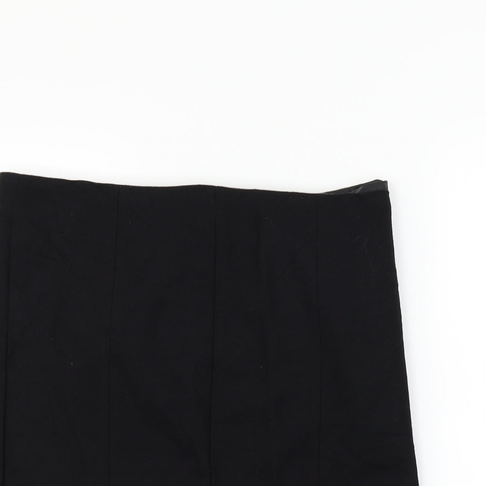Marks and Spencer Womens Black   Flare Skirt Size 14