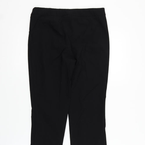 Papaya Womens Black   Trousers  Size 12 L20 in