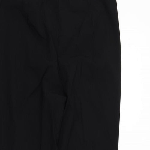 Papaya Womens Black   Trousers  Size 12 L20 in
