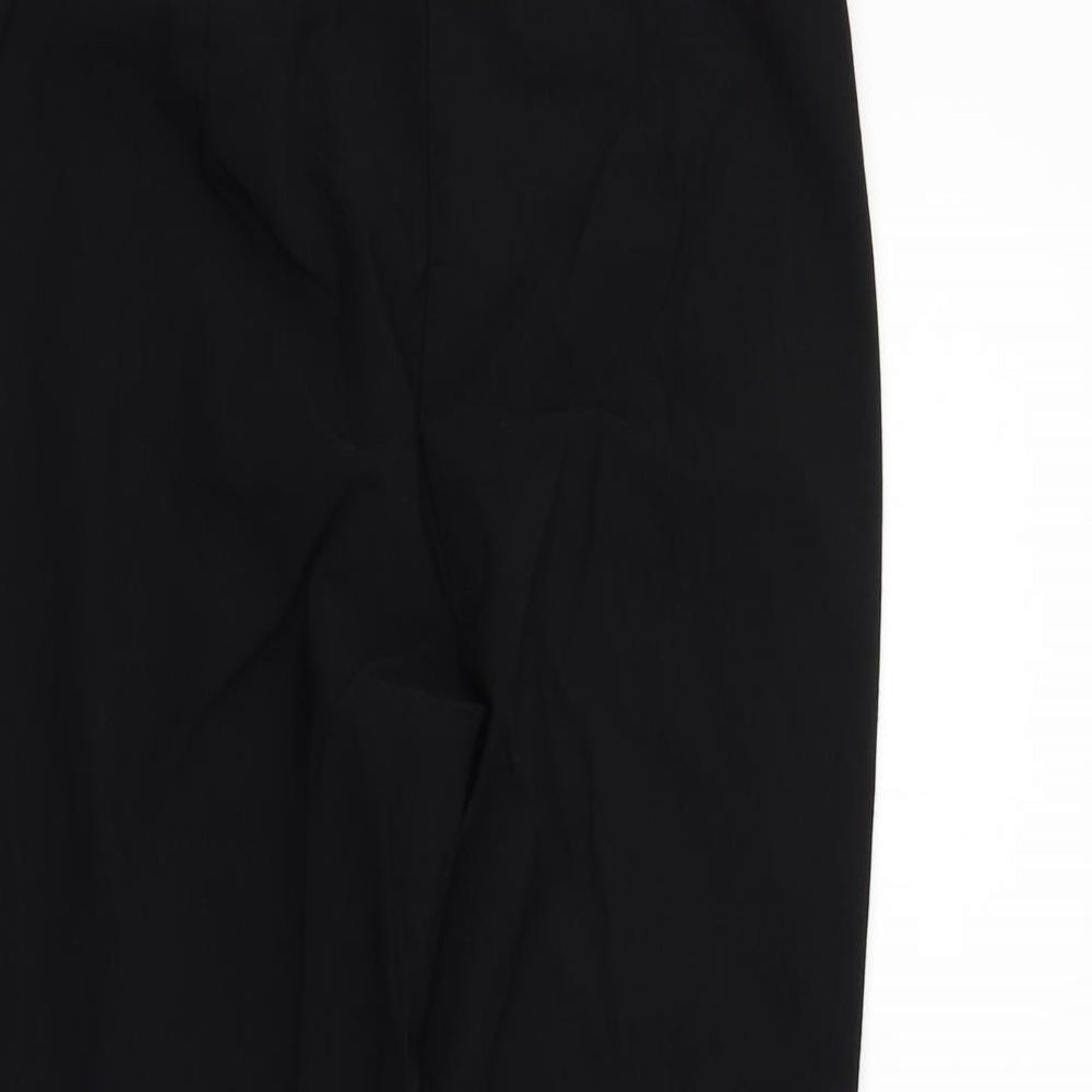 Papaya Womens Black   Trousers  Size 12 L20 in