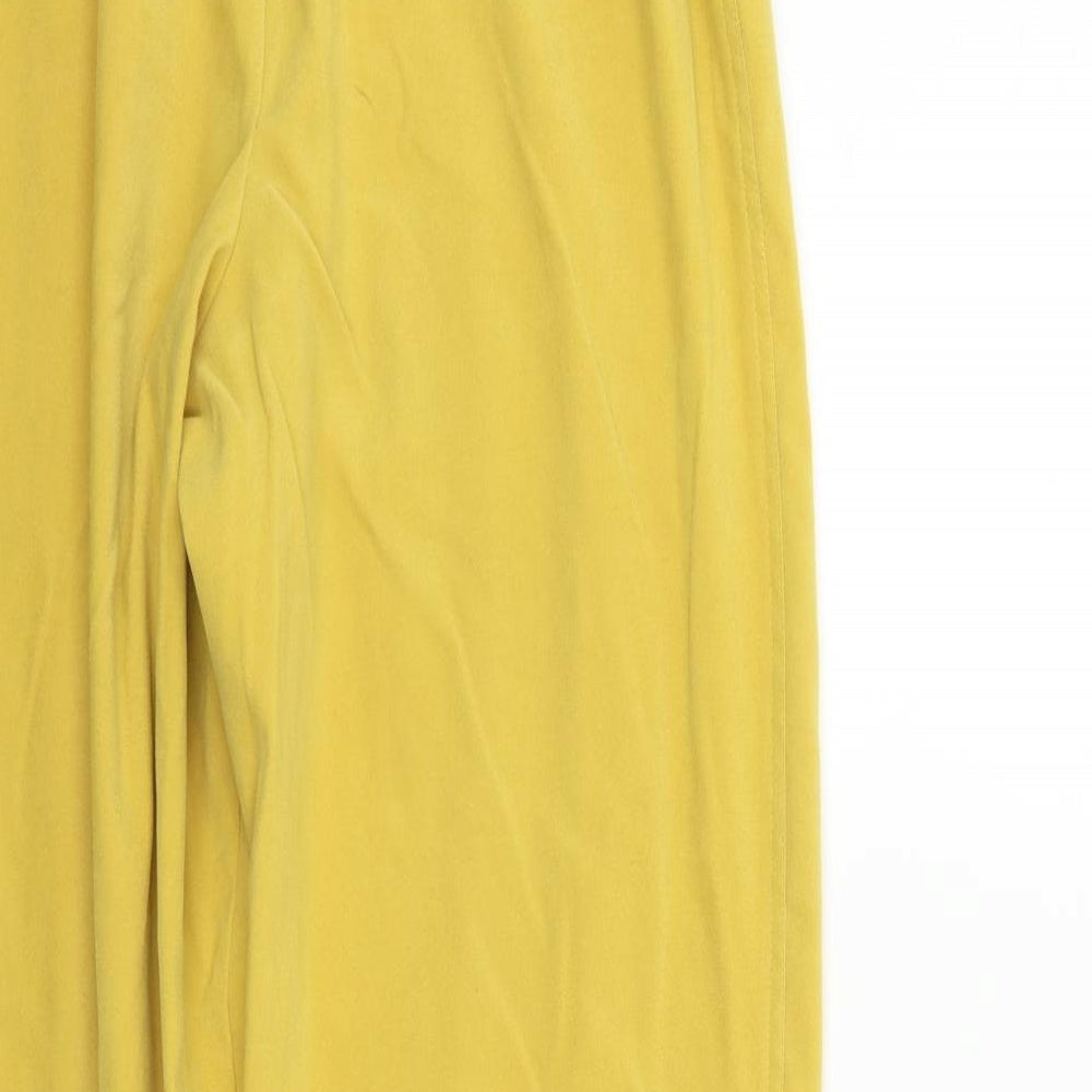 Choise Womens Yellow   Trousers  Size 16 L28 in