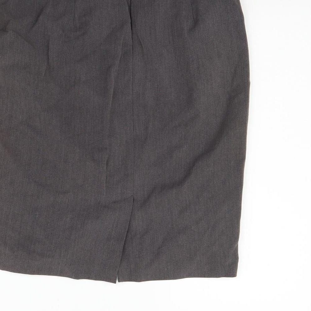 Papaya Womens Grey   Flare Skirt Size 12