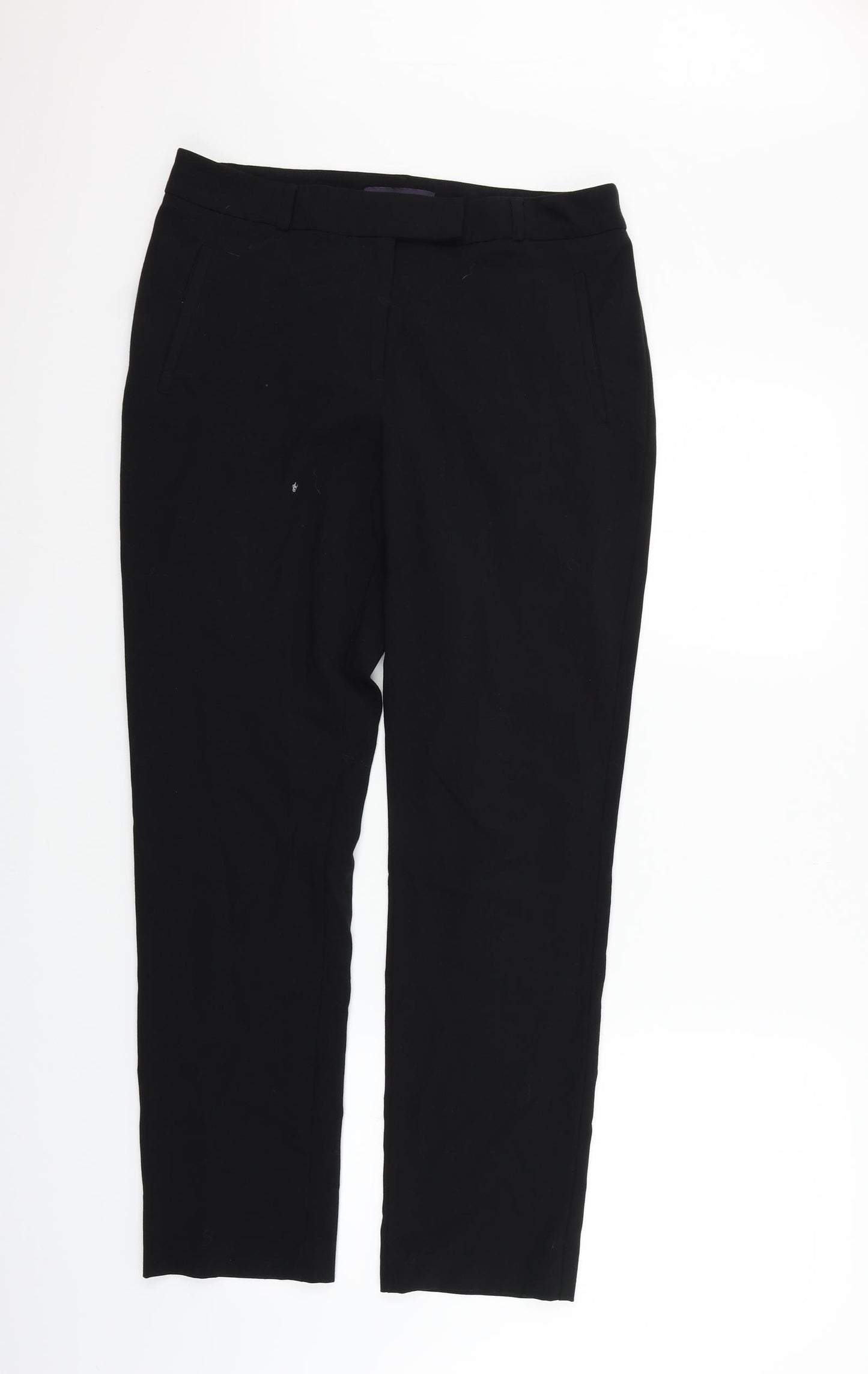 Marks and Spencer Womens Black   Trousers  Size 12 L28 in