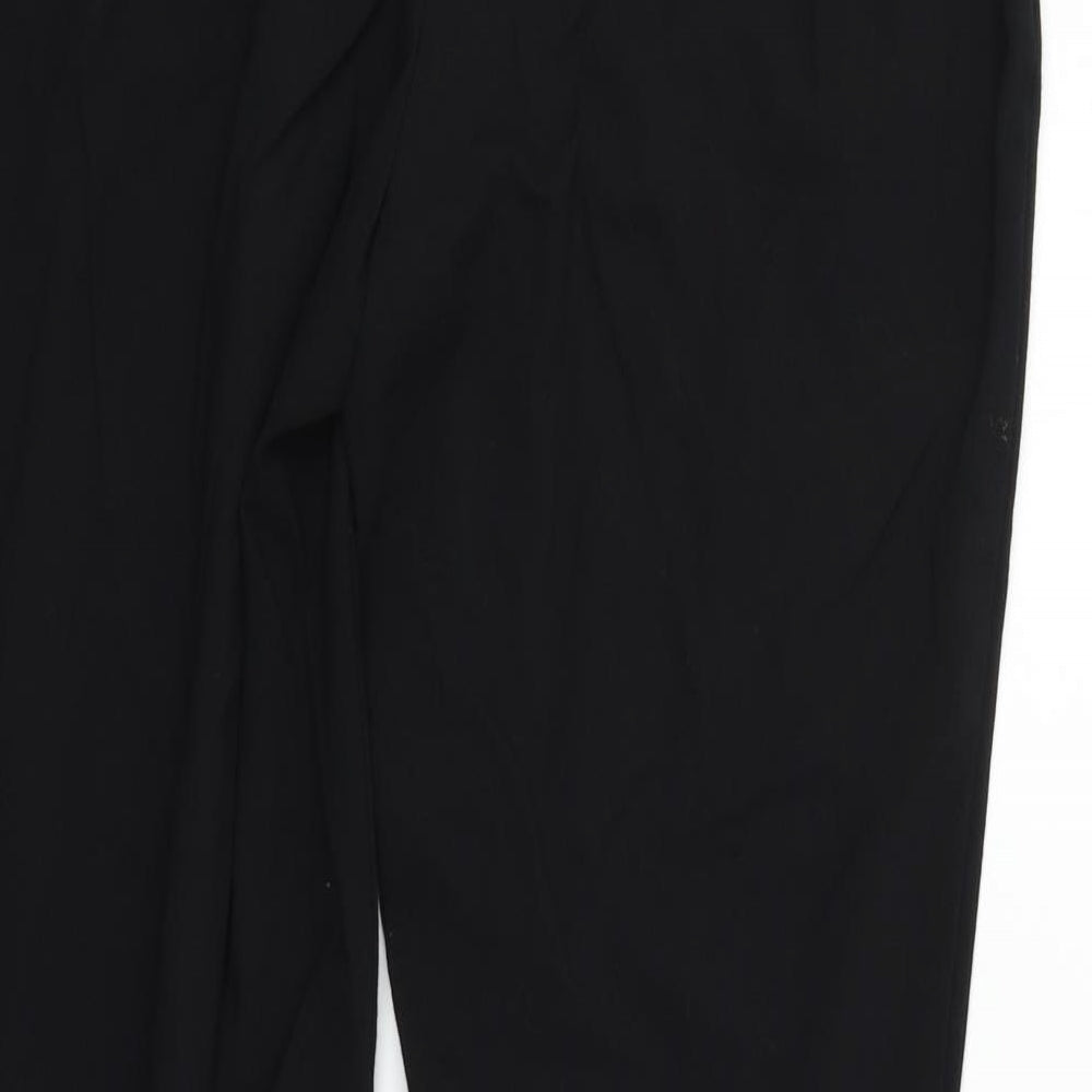 Marks and Spencer Womens Black   Trousers  Size 12 L28 in