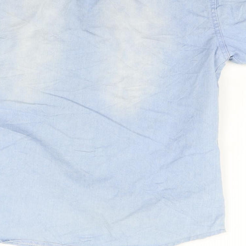 Preworn Womens Blue   Basic Button-Up Size M