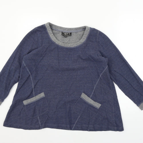 Capri Womens Blue   Pullover Jumper Size M