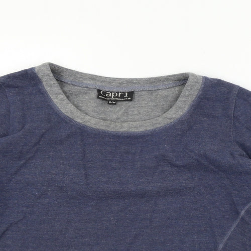 Capri Womens Blue   Pullover Jumper Size M