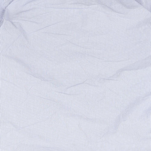 Marks and Spencer Mens Blue Polka Dot   Button-Up Size 16