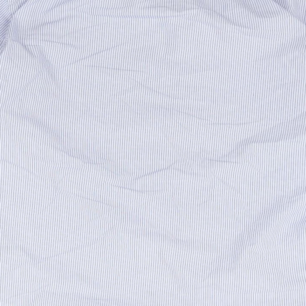 Marks and Spencer Mens Blue Polka Dot   Button-Up Size 16