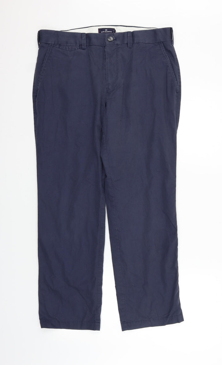 Blue Harbour Womens Blue Trousers Size 34 in L29 in
