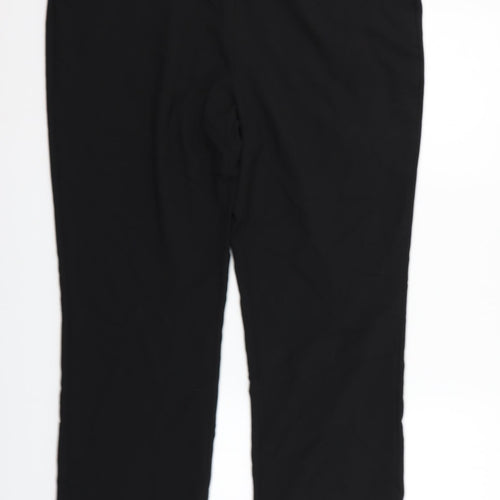 Preworn Womens Black   Trousers  Size 18 L26 in
