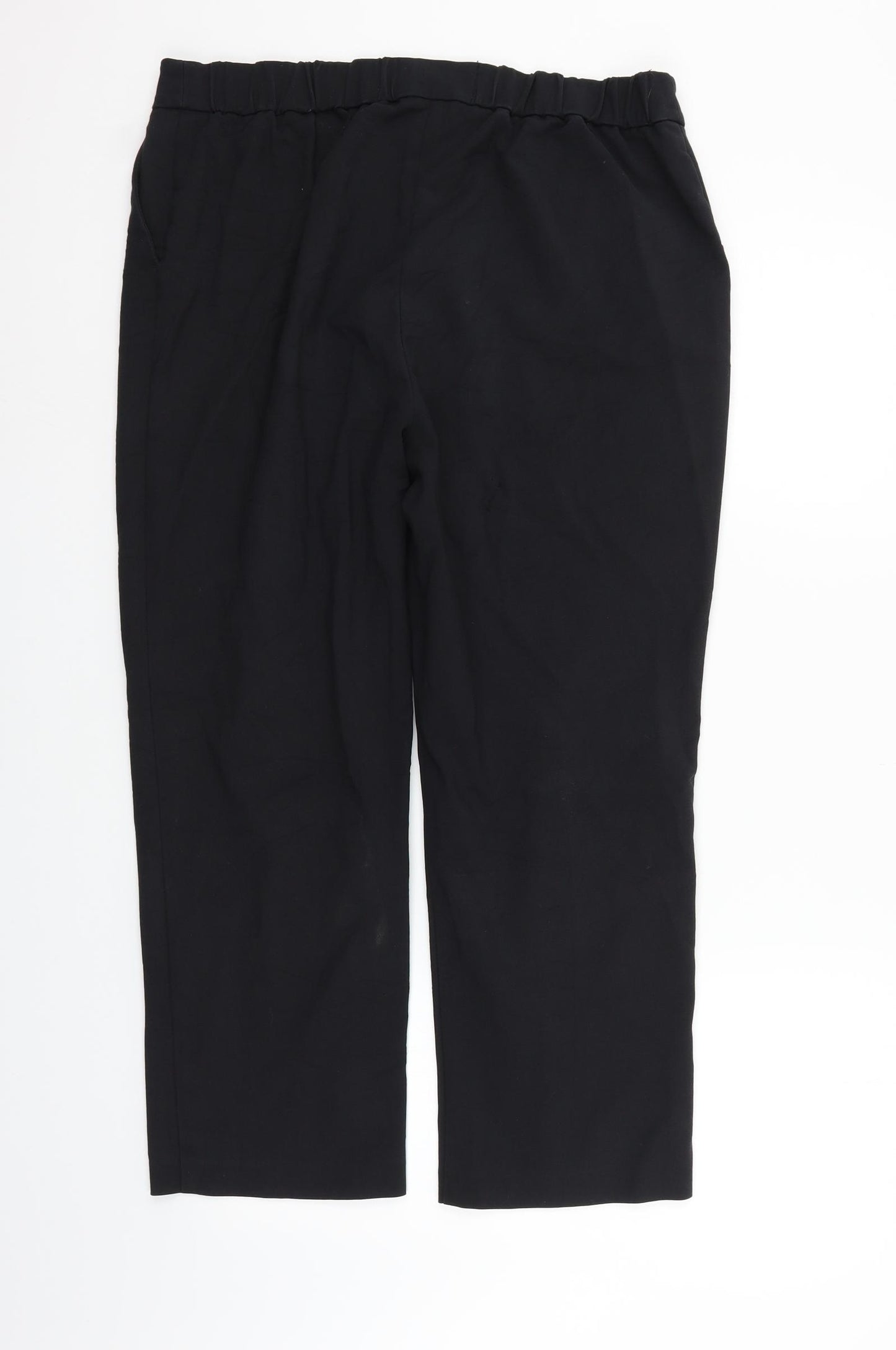 Marks and Spencer Womens Black   Trousers  Size 16 L24 in