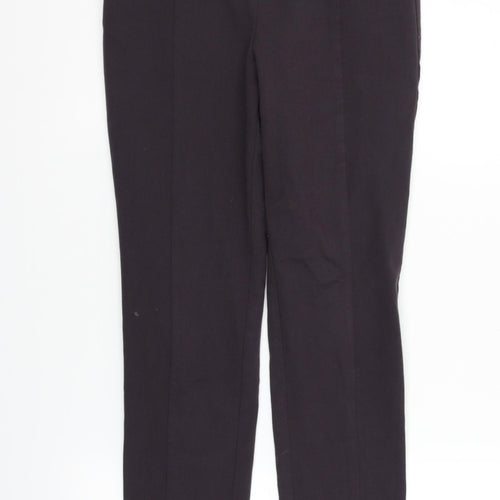 Marks and Spencer Womens Purple   Trousers  Size 12 L26 in