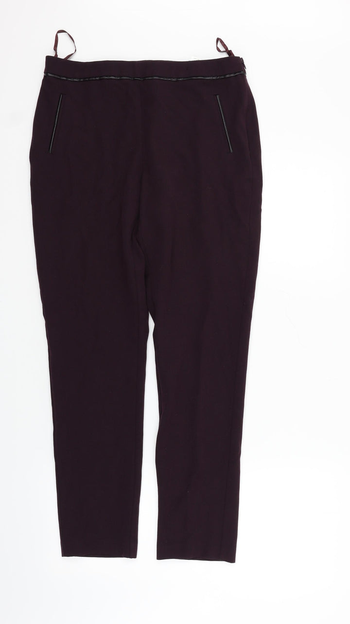 F&F Womens Pink Trousers Size 10 L28 in