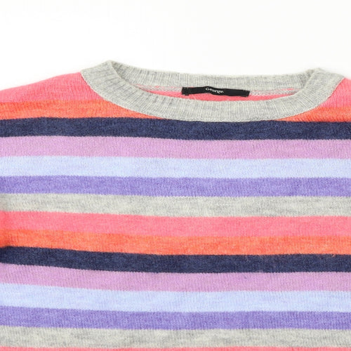 George Womens Multicoloured Polka Dot  Pullover Jumper Size 10