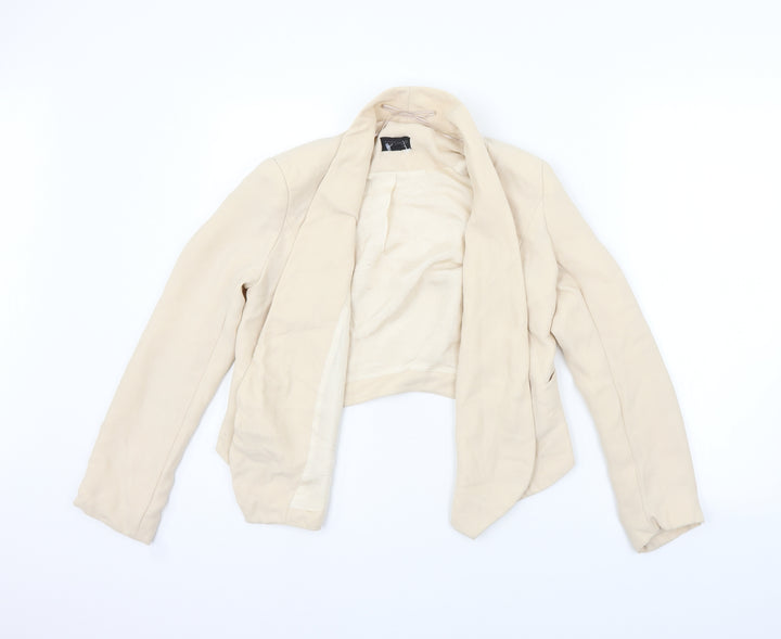 Topshop Womens Beige Cardigan Jumper Size 8