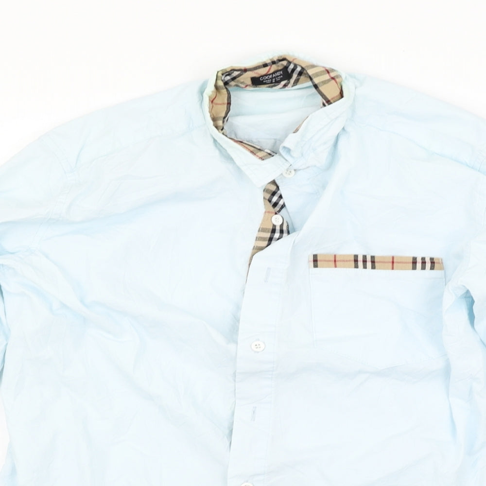 Coofandy Mens Blue    Button-Up Size S