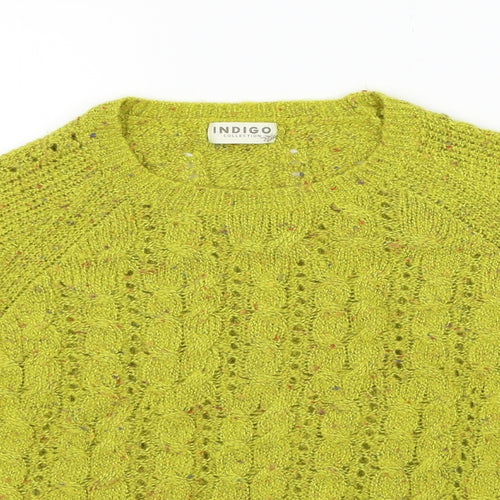 Marks and Spencer Womens Yellow   Henley Jumper Size 8