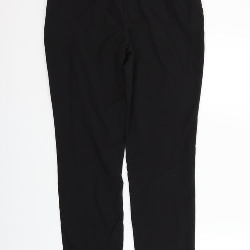 M&Co Womens Black Houndstooth  Trousers  Size 12 L27 in