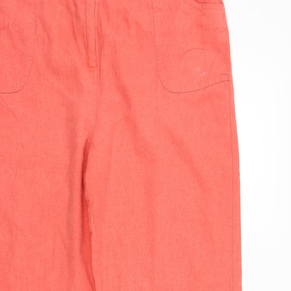 Mia Moda Womens Pink   Trousers  Size 20 L27 in