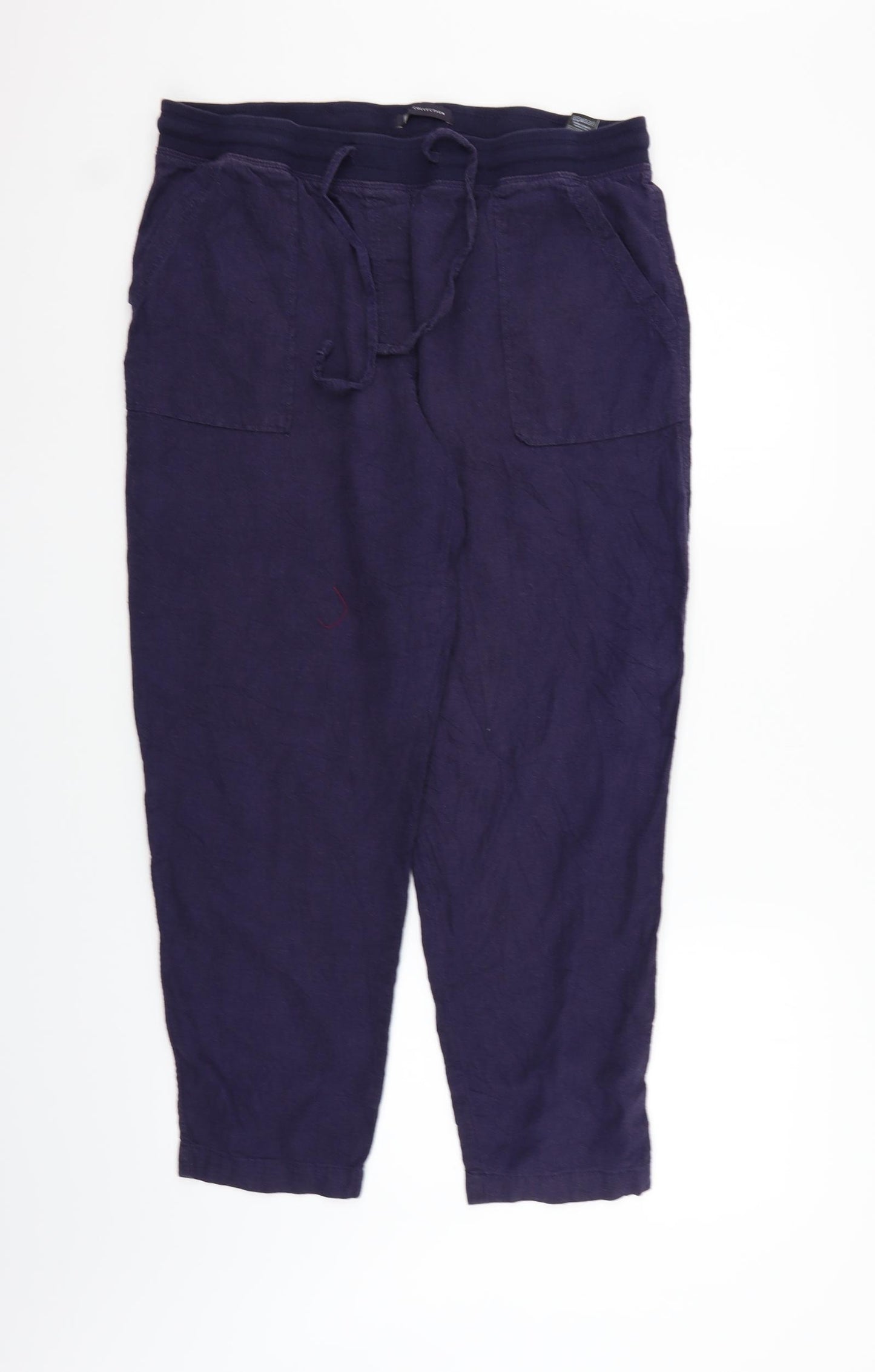 Marks and Spencer Womens Blue   Trousers  Size 16 L26 in