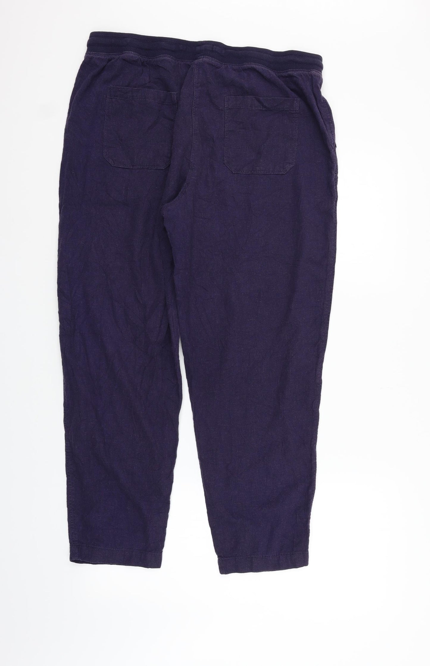 Marks and Spencer Womens Blue   Trousers  Size 16 L26 in