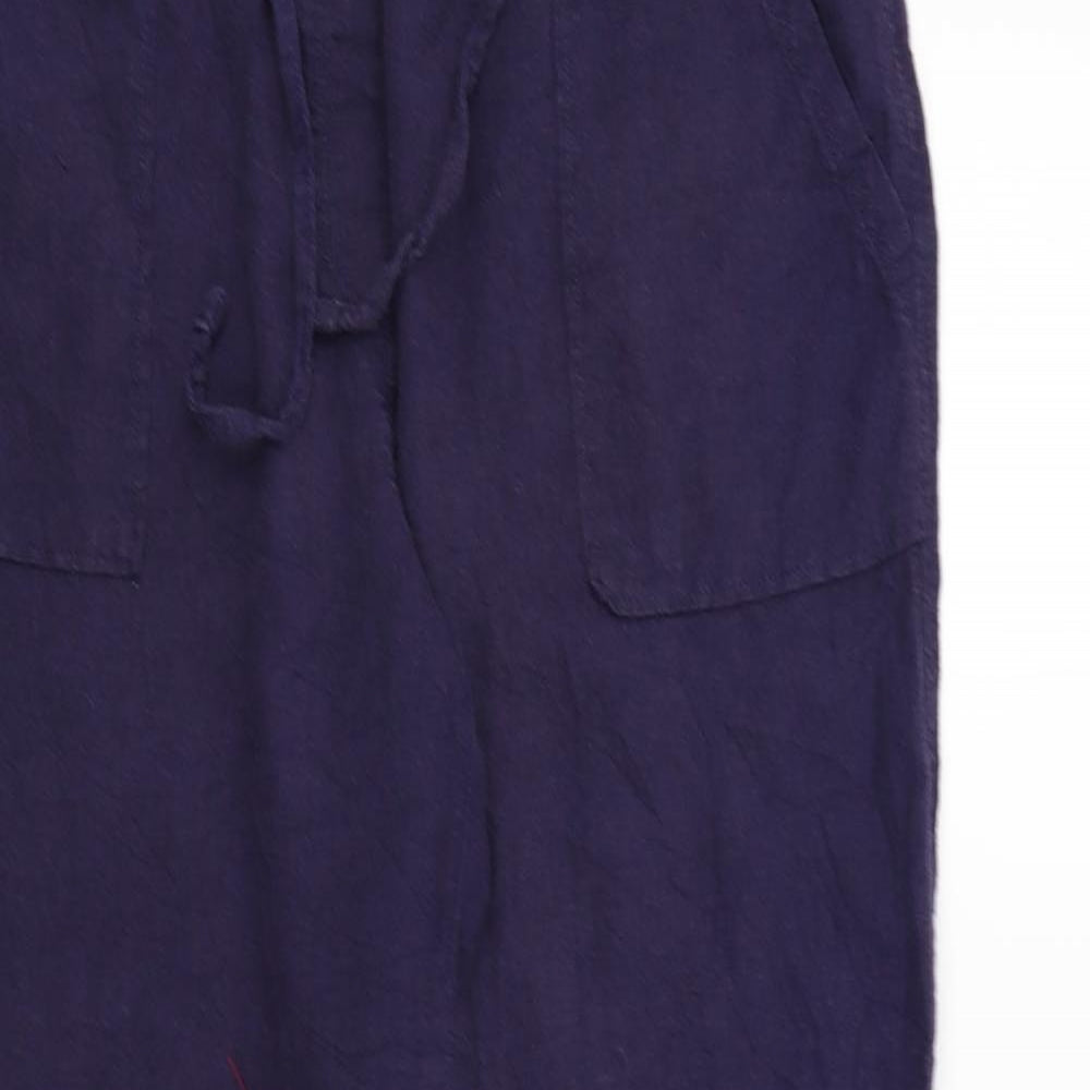Marks and Spencer Womens Blue   Trousers  Size 16 L26 in
