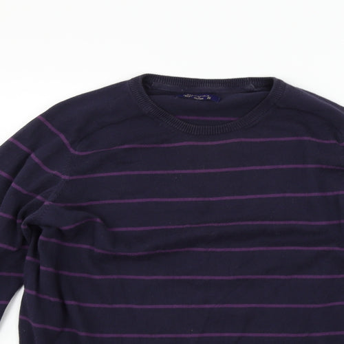 Springfield Womens Blue Striped  Pullover Jumper Size XL
