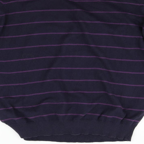 Springfield Womens Blue Striped  Pullover Jumper Size XL