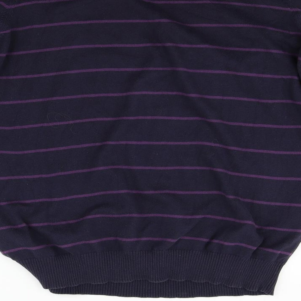 Springfield Womens Blue Striped  Pullover Jumper Size XL