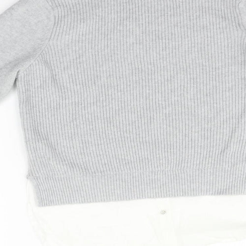Primark Womens Grey   Pullover Jumper Size XS