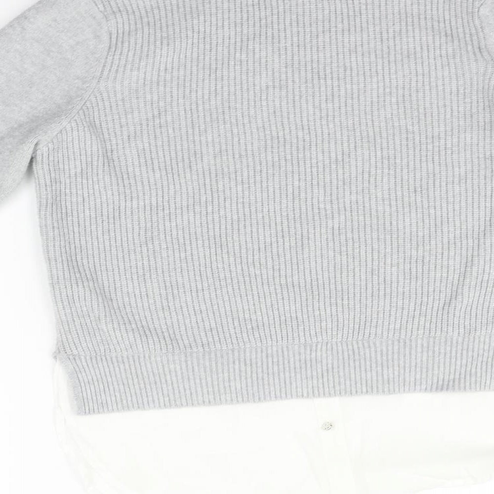 Primark Womens Grey   Pullover Jumper Size XS