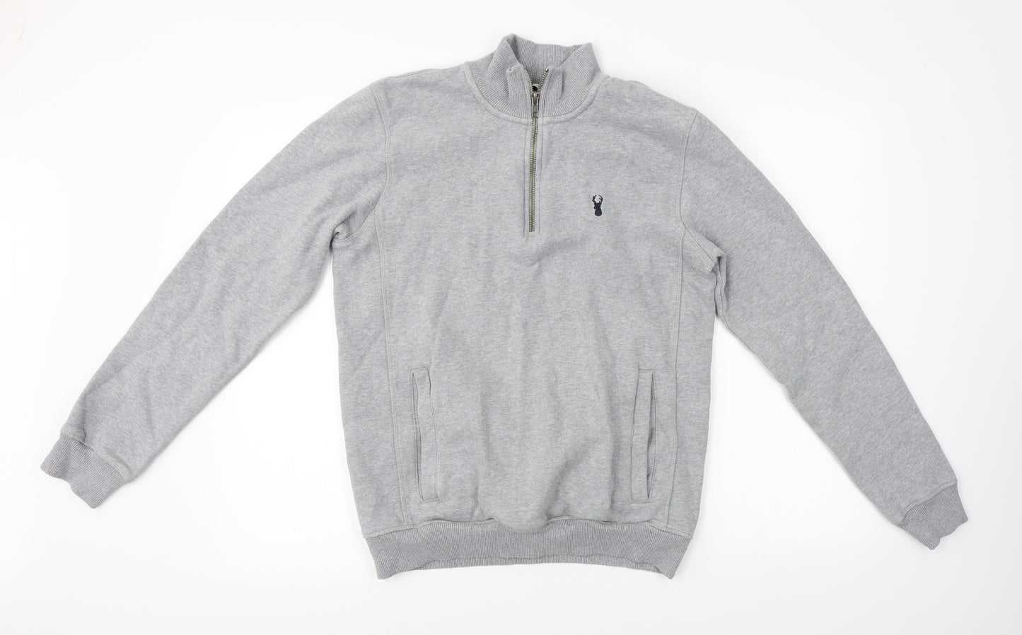 NEXT  Mens Grey   Henley Jumper Size S