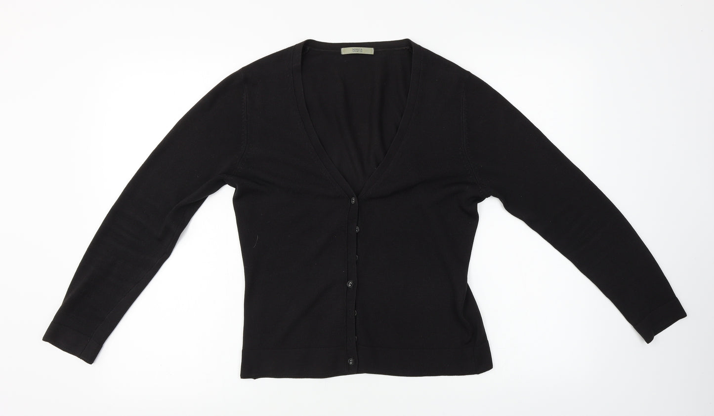 Marks and Spencer  Womens Black   Cardigan Jumper Size 14