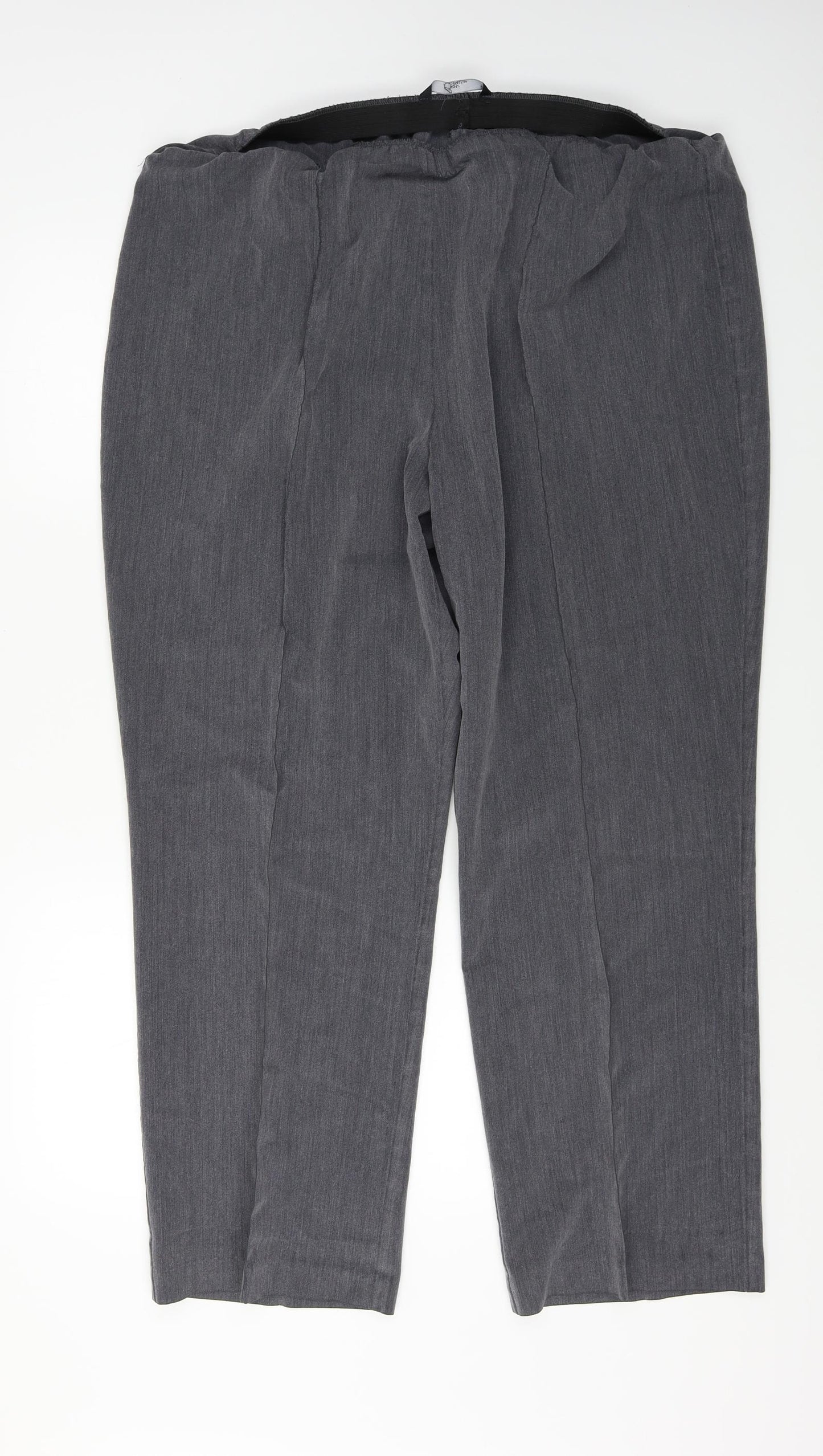 BM  Womens Grey   Trousers  Size 22 L27 in