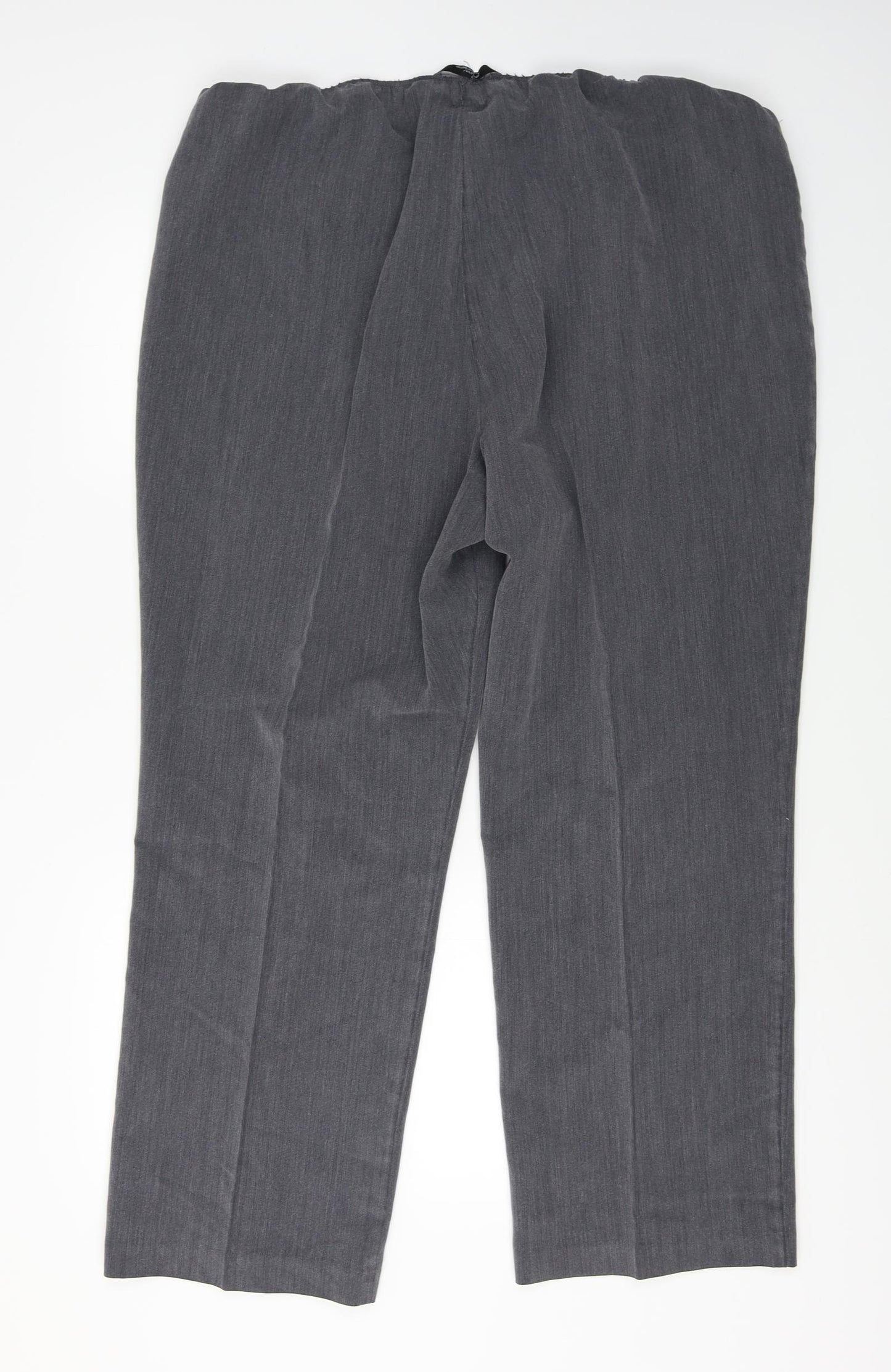 BM  Womens Grey   Trousers  Size 22 L27 in