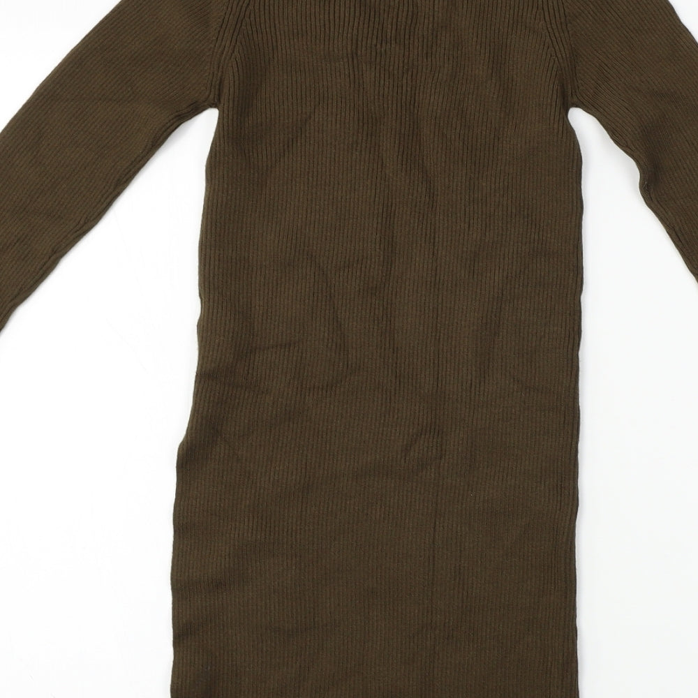 Zara  Womens Brown   Pullover Jumper Size S