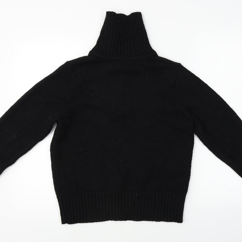 Carolyn Taylor  Womens Black   Henley Jumper Size M