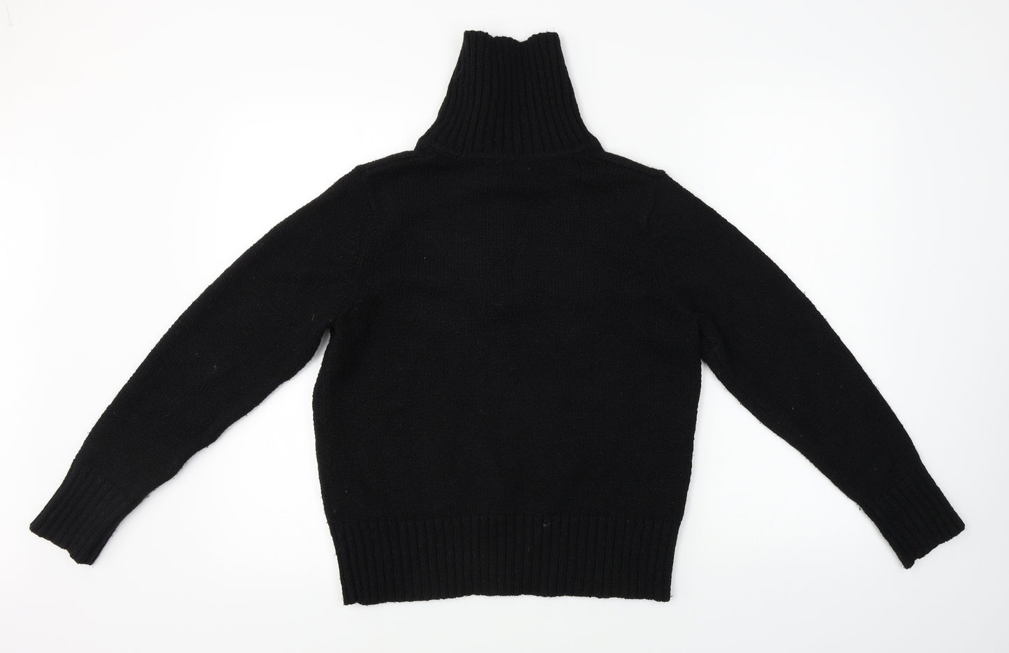 Carolyn Taylor  Womens Black   Henley Jumper Size M