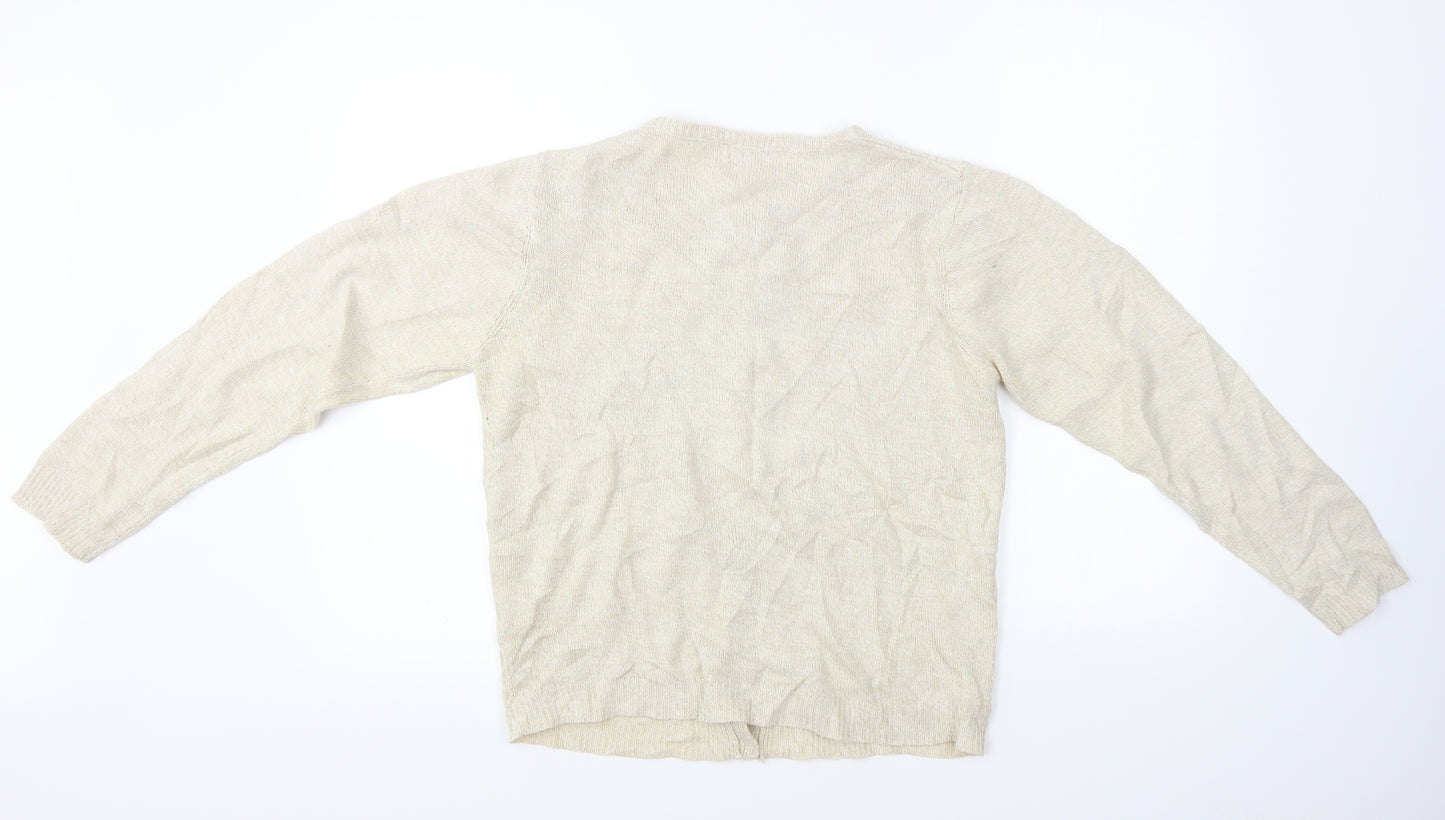 HONOUR MILLBURN   Womens Beige   Cardigan Jumper Size 10
