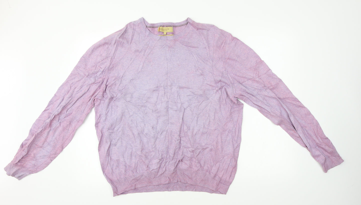 Collezione  Womens Purple   Pullover Jumper Size XL