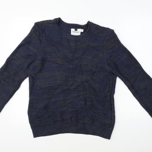 Topman  Mens Blue   Pullover Jumper Size S