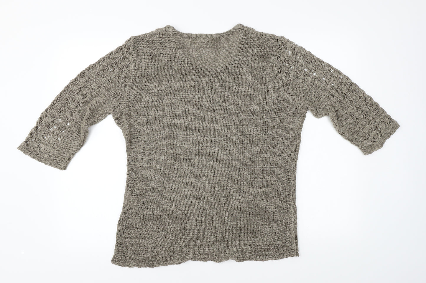 Alessa W  Womens Brown   Pullover Jumper Size 14