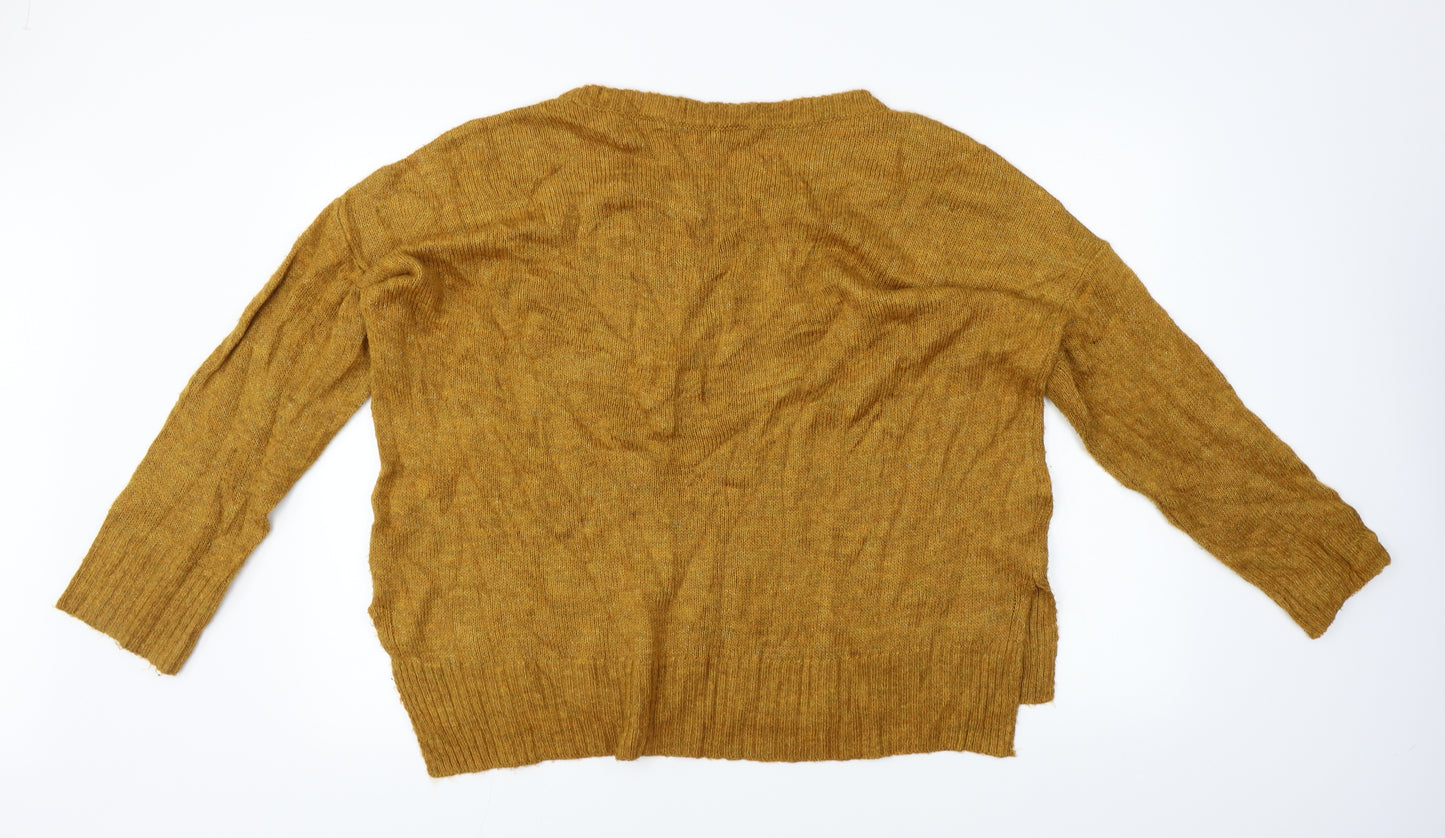 New Look  Womens Yellow   Pullover Jumper Size L