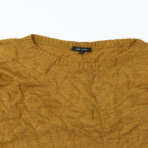 New Look  Womens Yellow   Pullover Jumper Size L