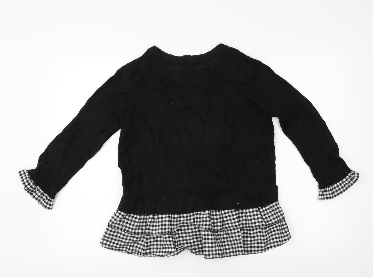 Topshop  Womens Black   Basic T-Shirt Size 6