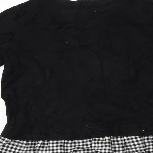 Topshop  Womens Black   Basic T-Shirt Size 6