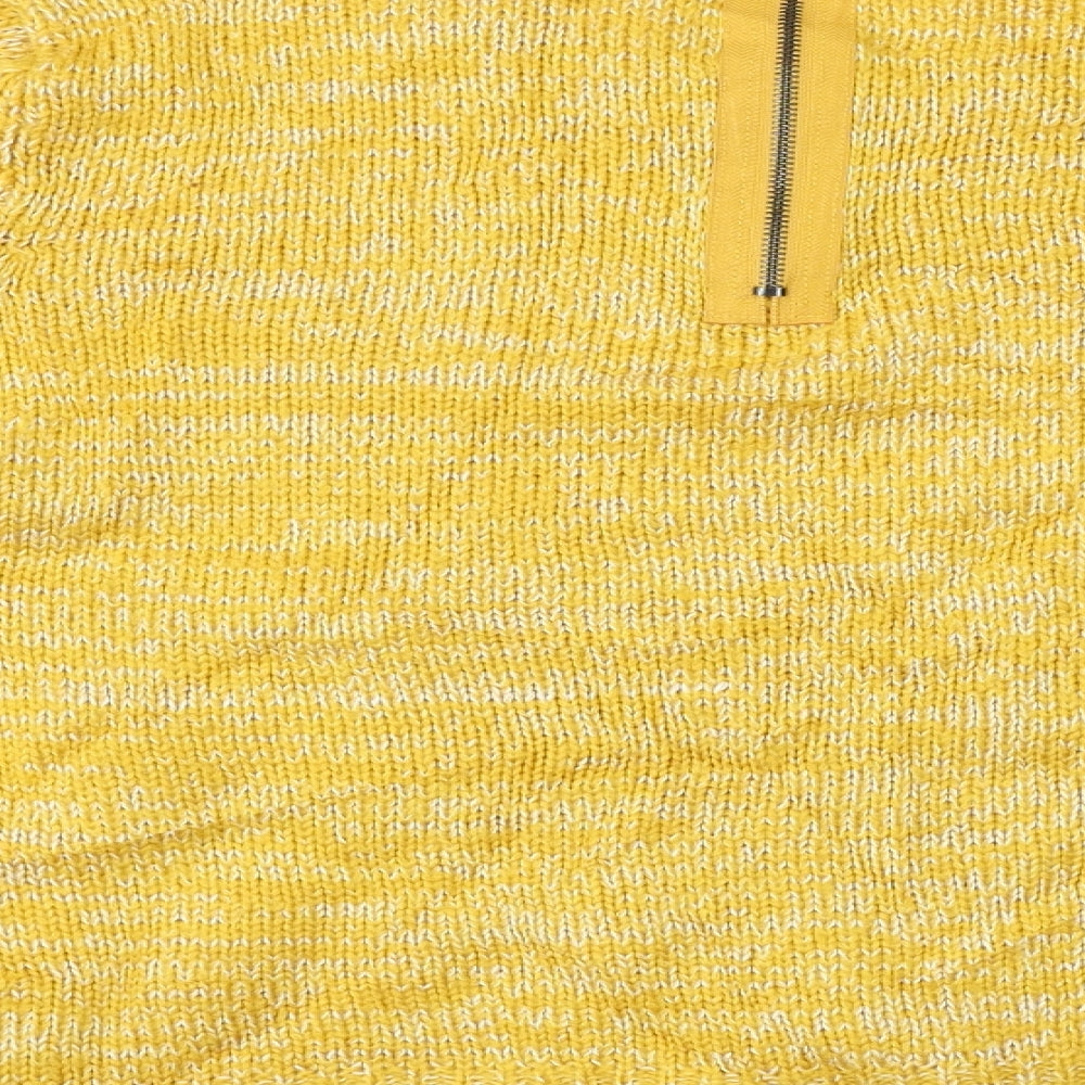 Peacocks Womens Yellow   Pullover Jumper Size M