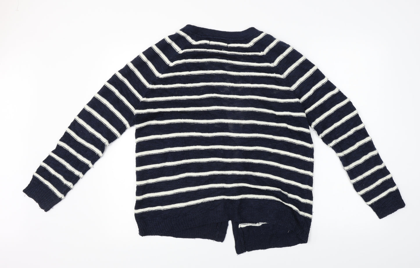 Atmosphere  Womens Blue Striped  Cardigan Jumper Size 12
